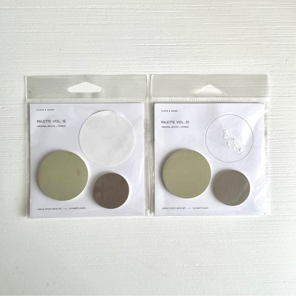 Cloth & Paper Sticky Notes Bundle x4 - Picture 2 of 3